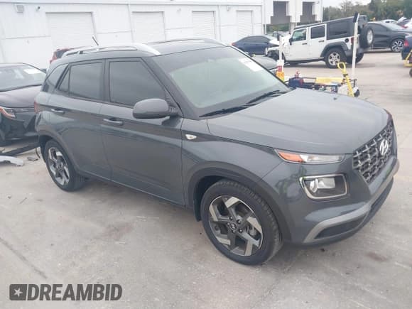 ✅ 2023 Hyundai Venue SEL • VIN: KMHRC8A33PU254659 • Lot: 41351058. Listed on IAAI with 17,547 mi. Free auction sales archive from the USA and detailed vehicle history report at DreamBid. Image 1.