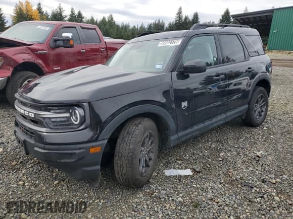 ✅ 2024 Ford Bronco Sport Big Bend • VIN: 3FMCR9B66RRE39124 • Lot: 90882125. Listed on Copart with 46,681 mi. Free auction sales archive from the USA and detailed vehicle history report at DreamBid. Image 1.