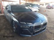 ✅ 2023 BMW 7 Series 760i xDrive • VIN: WBA33EJ09PCL55853 • Лот: 41502093. Опубликован ранее на IAAI с пробегом Не указан. Бесплатный доступ к архиву аукционных продаж из США и подробный отчёт об истории автомобиля на DreamBid. Изображение 1.