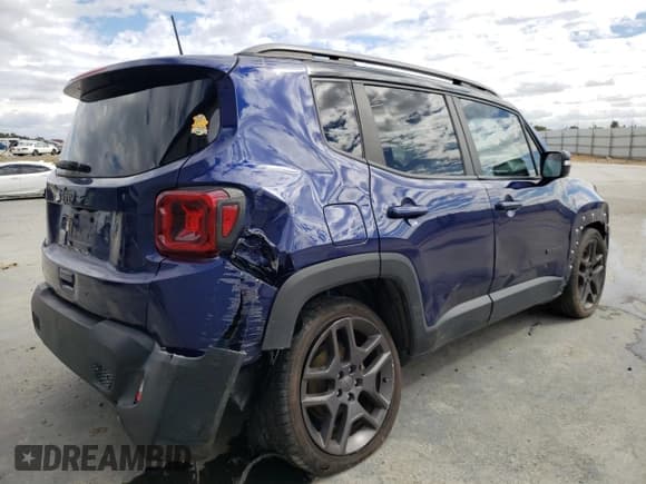 ✅ 2020 Jeep Renegade Altitude • VIN: ZACNJAB11LPK98178 • Lot: 71631393. Listed on Copart with 61,704 mi. Free auction sales archive from the USA and detailed vehicle history report at DreamBid. Image 3.