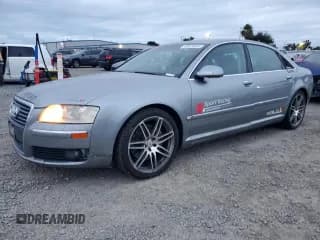 ✅ 2007 Audi A8 4.2L • VIN: WAUMV44E27N020213 • Lot: 93978605. Wystawiony na Copart z przebiegiem 145 686 mil. Bezpłatny archiwum sprzedaży aukcyjnych z USA i szczegółowy raport historii pojazdu na DreamBid. Zdjęcie 1.