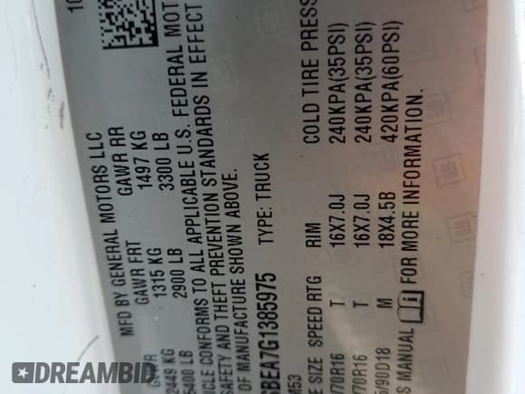 ✅ 2016 Chevrolet Colorado 2WD WT • VIN: 1GCHSBEA7G1385975 • Лот: 91731185. Опубликован ранее на Copart с пробегом Не указан. Бесплатный доступ к архиву аукционных продаж из США и подробный отчёт об истории автомобиля на DreamBid. Изображение 12.