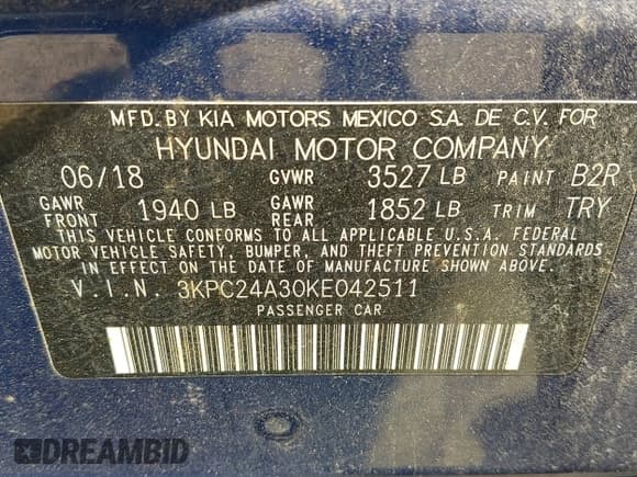 ✅ 2019 Hyundai Accent SE • VIN: 3KPC24A30KE042511 • Lot: 43259564. Wystawiony na IAAI z przebiegiem 83 882 mil. Bezpłatny archiwum sprzedaży aukcyjnych z USA i szczegółowy raport historii pojazdu na DreamBid. Zdjęcie 9.