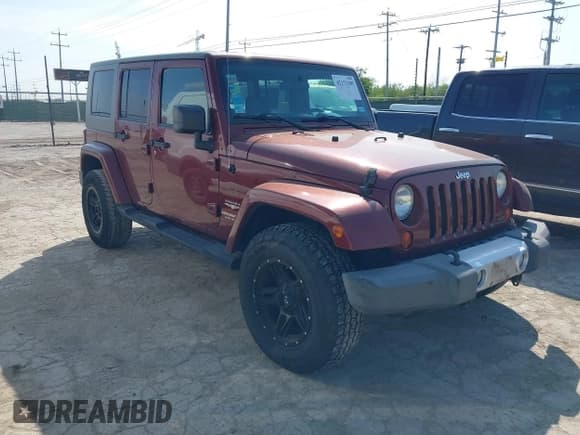 ✅ 2008 Jeep Wrangler Unlimited Sahara • VIN: 1J4GA59168L551896 • Lot: 42173185. Listed on IAAI with 192,394 mi. Free auction sales archive from the USA and detailed vehicle history report at DreamBid. Image 1.