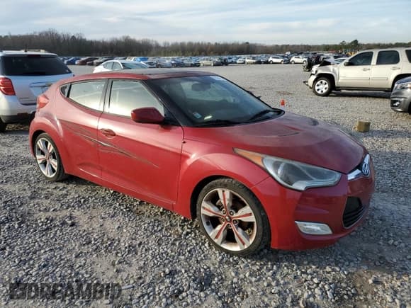 ✅ 2012 Hyundai Veloster w/Gray Int • VIN: KMHTC6AD9CU027246 • Lot: 41434385. Wystawiony na Copart z przebiegiem 98 477 mil. Bezpłatny archiwum sprzedaży aukcyjnych z USA i szczegółowy raport historii pojazdu na DreamBid. Zdjęcie 4.