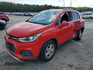 2018 Chevrolet Trax LT с VIN 3GNCJLSB2JL222464, выставлен на аукционе Copart как лот 69734345 с пробегом 76 984 миль миль и Списание • Salvage title. История ставок и продаж доступна на DreamBid. Изображение 1.