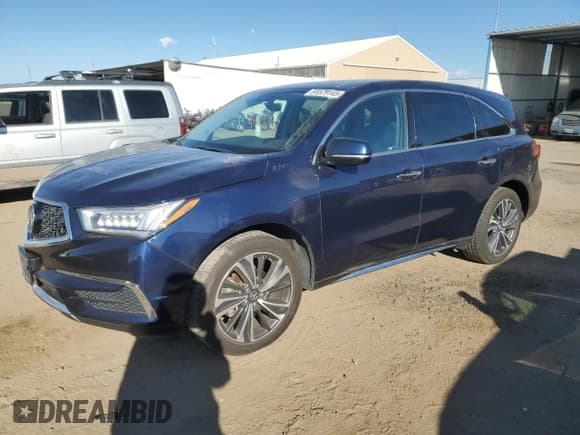 ✅ 2020 Acura MDX Technology • VIN: 5J8YD4H55LL010932 • Lot: 91579145. Listed on Copart with 72,803 mi. Free auction sales archive from the USA and detailed vehicle history report at DreamBid. Image 1.