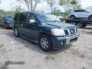 ✅ 2006 Nissan Armada SE • VIN: 5N1AA08A26N733012 • Lot: 41731757. Listed on IAAI with 164,025 mi. Free auction sales archive from the USA and detailed vehicle history report at DreamBid. Image 1.