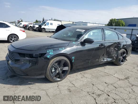 2025 Honda Accord Sport-L with VIN 1HGCY2F78SA056627, listed as a Copart auction lot 81959995 with 11,645 mi miles and Salvage title. Bid and sale history available at DreamBid. Image 1.