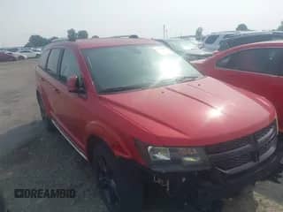 2018 Dodge Journey Crossroad z VIN 3C4PDCGG2JT378493, wystawiony jako IAAI lot #43159074 z przebiegiem 102 962 mil mil oraz . Historia ofert i sprzedaży dostępna na DreamBid. Obrazek 1.