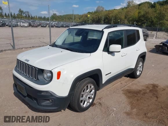 ✅ 2017 Jeep Renegade Latitude • VIN: ZACCJABB6HPE80971 • Лот: 43391377. Опубликован ранее на IAAI с пробегом 140 903 миль. Бесплатный доступ к архиву аукционных продаж из США и подробный отчёт об истории автомобиля на DreamBid. Изображение 2.