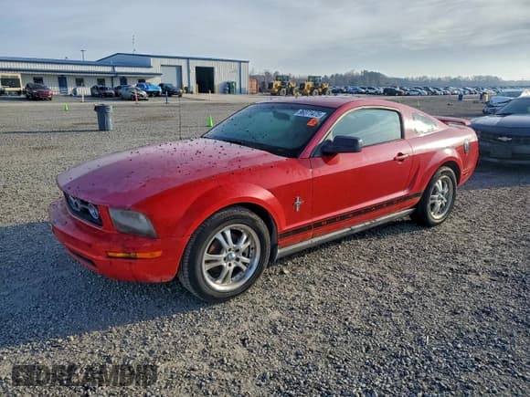 ✅ 2006 Ford Mustang Standard • VIN: 1ZVFT80N665131860 • Lot: 96371475. Listed on Copart with 149,368 mi. Free auction sales archive from the USA and detailed vehicle history report at DreamBid. Image 1.