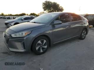 2018 Hyundai Ioniq SEL z VIN KMHC75LC2JU096859, wystawiony jako Copart lot #90575765 z przebiegiem 133 840 mil mil oraz Szkoda całkowita • Salvage title. Historia ofert i sprzedaży dostępna na DreamBid. Obrazek 1.
