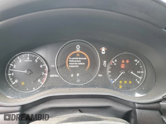 ✅ 2022 Mazda 3 S • VIN: 3MZBPAAL5NM301612 • Lot: 47450825. Listed on Copart with 46,978 mi. Free auction sales archive from the USA and detailed vehicle history report at DreamBid. Image 9.