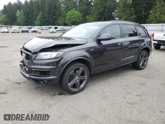 ✅ 2015 Audi Q7 S line Prestige • VIN: WA1DGAFE5FD005535 • Лот: 56905465. Опубликован ранее на Copart с пробегом 117 934 миль. Бесплатный доступ к архиву аукционных продаж из США и подробный отчёт об истории автомобиля на DreamBid. Изображение 1.