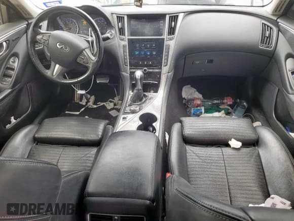 ✅ 2016 Infiniti Q50 Red Sport 400 • VIN: JN1FV7AR4GM451441 • Lot: 65135225. Listed on Copart with 106,540 mi. Free auction sales archive from the USA and detailed vehicle history report at DreamBid. Image 8.