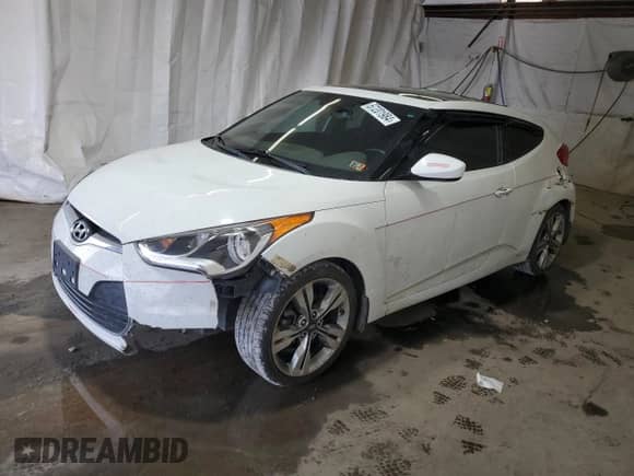 2017 Hyundai Veloster с VIN KMHTC6AD4HU321693, выставлен на аукционе Copart как лот 67201984 с пробегом 56 983 миль миль и Списание • Salvage title. История ставок и продаж доступна на DreamBid. Изображение 1.