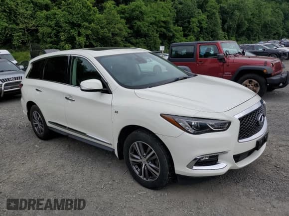 ✅ 2019 Infiniti QX60 Luxe • VIN: 5N1DL0MM4KC561837 • Лот: 60675935. Опубликован ранее на Copart с пробегом 143 473 миль. Бесплатный доступ к архиву аукционных продаж из США и подробный отчёт об истории автомобиля на DreamBid. Изображение 4.