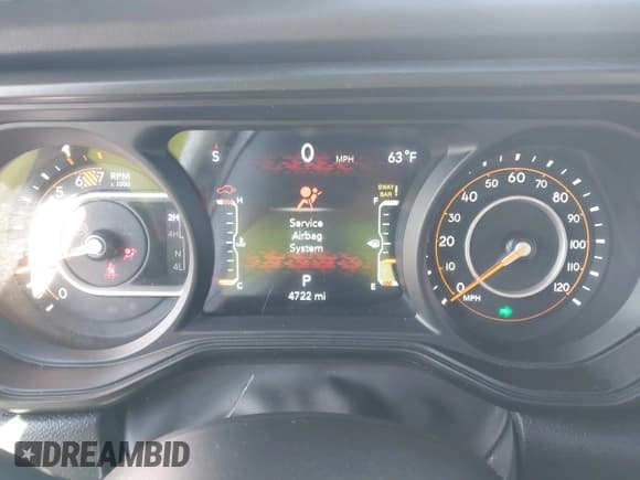 ✅ 2024 Jeep Wrangler Rubicon • VIN: 1C4PJXCG4RW179487 • Lot: 43097547. Listed on IAAI with 4,722 mi. Free auction sales archive from the USA and detailed vehicle history report at DreamBid. Image 7.