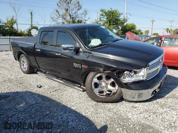✅ 2018 Ram 1500 Laramie • VIN: 1C6RR7VM8JS277414 • Lot: 65998575. Listed on Copart with 100,203 mi. Free auction sales archive from the USA and detailed vehicle history report at DreamBid. Image 4.