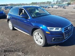 ✅ 2018 Audi Q5 Prestige • VIN: WA1CNAFY6J2112447 • Lot: 43795839. Listed on IAAI with 142,201 mi. Free auction sales archive from the USA and detailed vehicle history report at DreamBid. Image 1.