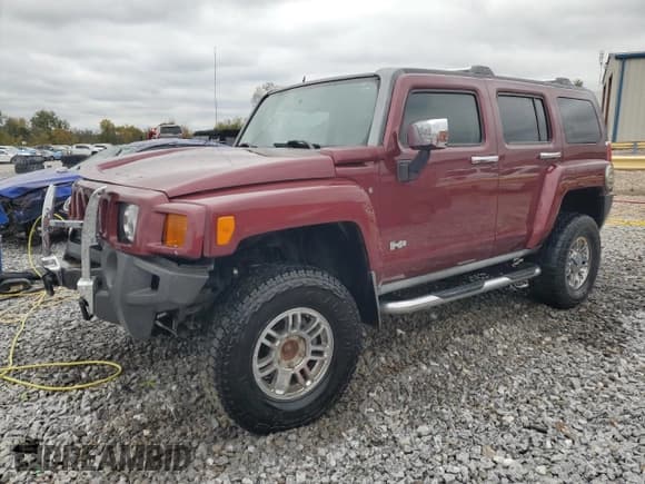 ✅ 2007 Hummer H3 SUV • VIN: 5GTDN13E178251002 • Lot: 90292945. Listed on Copart with 179,354 mi. Free auction sales archive from the USA and detailed vehicle history report at DreamBid. Image 1.