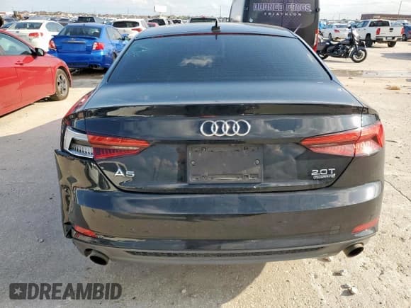 ✅ 2018 Audi A5 • VIN: WAU8NAF53JA004727 • Lot: 53569975. Listed on Copart with 120,671 mi. Free auction sales archive from the USA and detailed vehicle history report at DreamBid. Image 6.