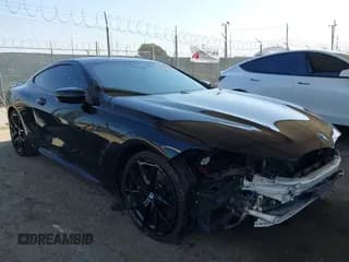 ✅ 2024 BMW 8 Series 840i • VIN: WBAAE4C05RCN32734 • Lot: 42725446. Listed on IAAI with 18,233 mi. Free auction sales archive from the USA and detailed vehicle history report at DreamBid. Image 1.
