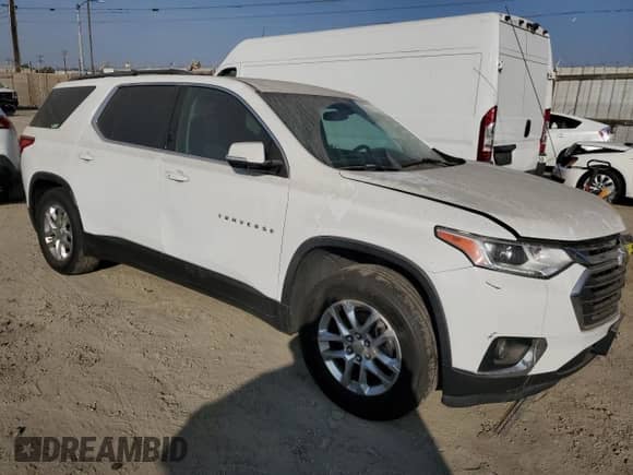 2020 Chevrolet Traverse LT Cloth with VIN 1GNERGKW3LJ285143, listed as a Copart auction lot 91207605 with 62,474 mi miles and Clean title. Bid and sale history available at DreamBid. Image 4.