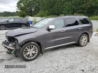 ✅ 2015 Dodge Durango Citadel • VIN: 1C4SDHET3FC857645 • Lot: 67454225. Listed on Copart with 326,130 mi. Free auction sales archive from the USA and detailed vehicle history report at DreamBid. Image 1.