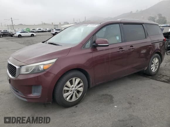 ✅ 2016 Kia Sedona LX • VIN: KNDMB5C13G6094234 • Lot: 85765535. Listed on Copart with 181,236 mi. Free auction sales archive from the USA and detailed vehicle history report at DreamBid. Image 1.