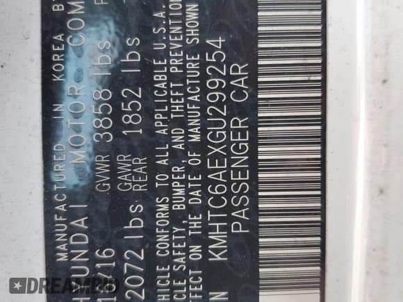 ✅ 2016 Hyundai Veloster Turbo Rally Edition • VIN: KMHTC6AEXGU299254 • Lot: 45601175. Listed on Copart with 81,096 mi. Free auction sales archive from the USA and detailed vehicle history report at DreamBid. Image 12.