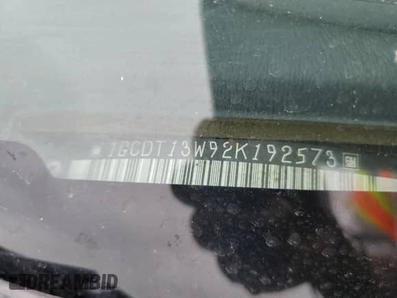 2002 Chevrolet S-10 LS z VIN 1GCDT13W92K192573, wystawiony jako Copart lot #71394544 z przebiegiem 78 878 mil mil oraz Szkoda całkowita • Salvage title. Historia ofert i sprzedaży dostępna na DreamBid. Obrazek 13.