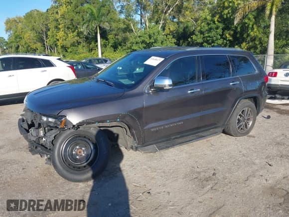 ✅ 2019 Jeep Grand Cherokee Limited • VIN: 1C4RJEBG6KC851345 • Lot: 43658477. Listed on IAAI with 132,886 mi. Free auction sales archive from the USA and detailed vehicle history report at DreamBid. Image 2.