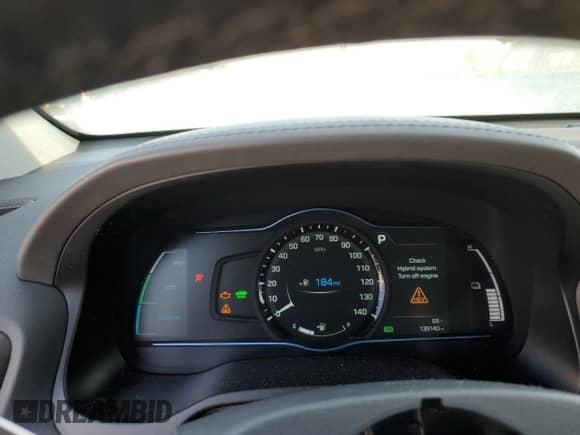 2017 Hyundai Ioniq Limited z VIN KMHC85LC8HU046393, wystawiony jako Copart lot #77096884 z przebiegiem 139 140 mil mil oraz Szkoda całkowita • Salvage title. Historia ofert i sprzedaży dostępna na DreamBid. Obrazek 9.