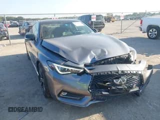 ✅ 2020 Infiniti Q60 Luxe • VIN: JN1EV7EK3LM340561 • Lot: 43213271. Listed on IAAI with 39,154 mi. Free auction sales archive from the USA and detailed vehicle history report at DreamBid. Image 1.