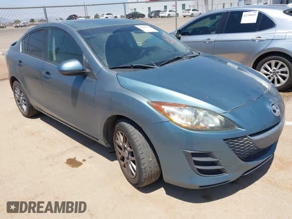 ✅ 2010 Mazda 3 i Sport • VIN: JM1BL1SF6A1166350 • Lot: 42960316. Listed on IAAI with 148,691 mi. Free auction sales archive from the USA and detailed vehicle history report at DreamBid. Image 1.