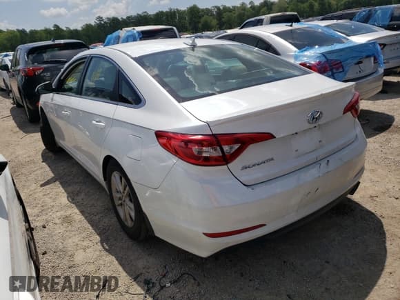 ✅ 2017 Hyundai Sonata SE • VIN: 5NPE24AF5HH487558 • Lot: 67592982. Listed on Copart with Not provided. Free auction sales archive from the USA and detailed vehicle history report at DreamBid. Image 3.