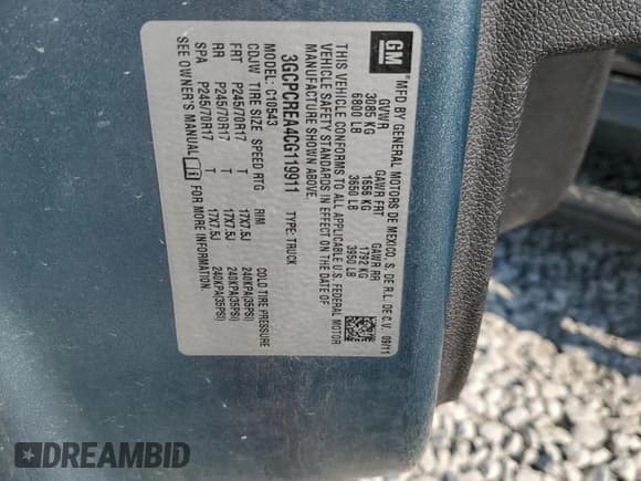 ✅ 2012 Chevrolet Silverado 1500 LS • VIN: 3GCPCREA4CG119911 • Lot: 68417844. Listed on Copart with Not provided. Free auction sales archive from the USA and detailed vehicle history report at DreamBid. Image 14.