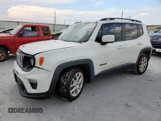 ✅ 2021 Jeep Renegade Latitude • VIN: ZACNJCB19MPM33498 • Lot: 81318285. Listed on Copart with 56,366 mi. Free auction sales archive from the USA and detailed vehicle history report at DreamBid. Image 1.