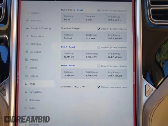 ✅ 2015 Tesla Model S 85D • VIN: 5YJSA1H29FF085139 • Лот: 43828349. Опубликован ранее на IAAI с пробегом 143 212 миль. Бесплатный доступ к архиву аукционных продаж из США и подробный отчёт об истории автомобиля на DreamBid. Изображение 7.