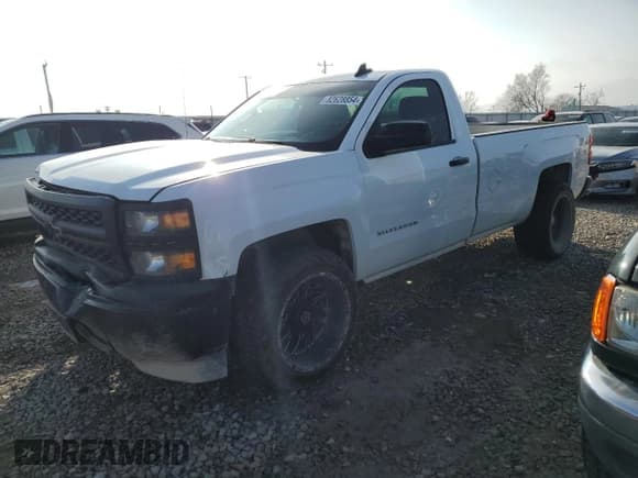✅ 2015 Chevrolet Silverado 1500 LS • VIN: 1GCNCPEH4FZ419977 • Лот: 82628854. Опубликован ранее на Copart с пробегом 139 017 миль. Бесплатный доступ к архиву аукционных продаж из США и подробный отчёт об истории автомобиля на DreamBid. Изображение 1.