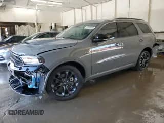 2025 Dodge Durango R/T Plus with VIN 1C4SDJCT3SC502625, listed as a Copart auction lot 65033205 with 4,562 mi miles and Salvage title. Bid and sale history available at DreamBid. Image 1.