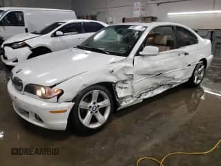 2006 BMW 3 Series 325Ci with VIN WBABD33436JY99675, listed as a Copart auction lot 83811434 with 184,676 mi miles and Salvage title. Bid and sale history available at DreamBid. Image 1.