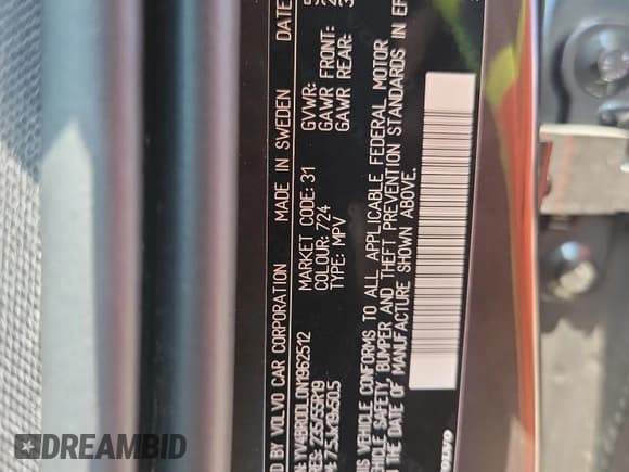 ✅ 2022 Volvo XC60 Inscription • VIN: YV4BR0DL0N1962512 • Lot: 69928415. Wystawiony na Copart z przebiegiem 64 803 mil. Bezpłatny archiwum sprzedaży aukcyjnych z USA i szczegółowy raport historii pojazdu na DreamBid. Zdjęcie 13.