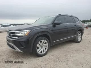✅ 2021 Volkswagen Atlas SEL • VIN: 1V2ER2CAXMC558114 • Lot: 55573455. Wystawiony na Copart z przebiegiem 49 296 mil. Bezpłatny archiwum sprzedaży aukcyjnych z USA i szczegółowy raport historii pojazdu na DreamBid. Zdjęcie 1.