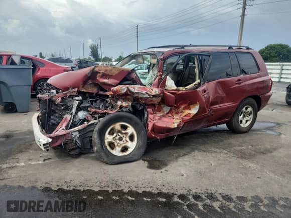 2002 Toyota Highlander с VIN JTEGD21A820037978, выставлен на аукционе Copart как лот 63412385 с пробегом Не указан миль и На запчасти • Non repairable. История ставок и продаж доступна на DreamBid. Изображение 1.