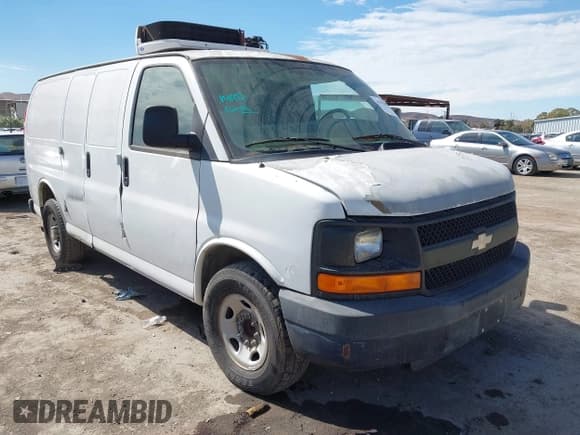 ✅ 2008 Chevrolet City Express Cargo • VIN: 1GCHG35K581154980 • Lot: 43317040. Listed on IAAI with 194,035 mi. Free auction sales archive from the USA and detailed vehicle history report at DreamBid. Image 1.