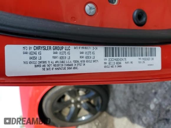 ✅ 2014 Dodge Challenger SXT • VIN: 2C3CDYAG6EH234176 • Lot: 43557705. Wystawiony na Copart z przebiegiem 21 184 mil. Bezpłatny archiwum sprzedaży aukcyjnych z USA i szczegółowy raport historii pojazdu na DreamBid. Zdjęcie 12.