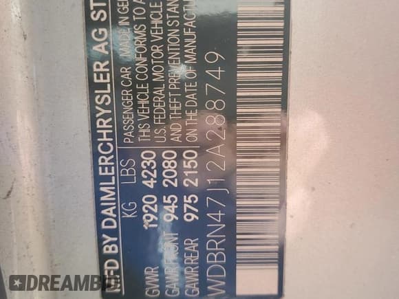 ✅ 2002 Mercedes-Benz C 230/260/280/320 • VIN: WDBRN47J12A288749 • Lot: 42052655. Wystawiony na Copart z przebiegiem 229 188 mil. Bezpłatny archiwum sprzedaży aukcyjnych z USA i szczegółowy raport historii pojazdu na DreamBid. Zdjęcie 13.